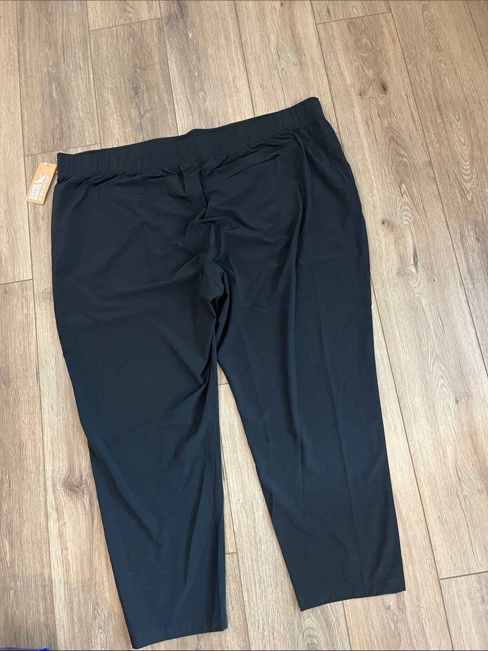 Eddie Bauer Departure XXL Tall Classic Black Women's Straight-Leg Pants - Picture 7 of 9